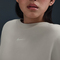 NIKE耐克2025女子AS W NSW PHNX FLC OS LONG CRE针织无帽卫衣FZ4271-104