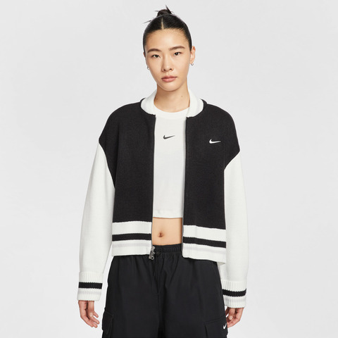 NIKE耐克2025女子AS W NSW CARDIGAN STREET针织无帽外套HV2495-010