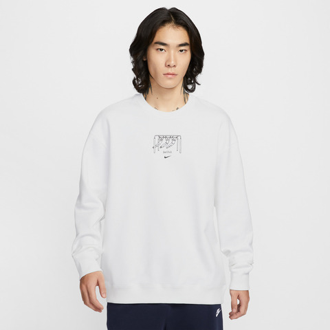 NIKE耐克2025男子AS M NSW GFX FLEECE FT GCEL针织无帽卫衣IO2731-100