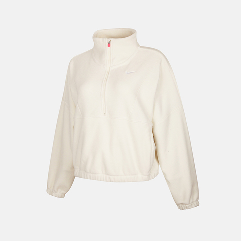 NIKE耐克2025女子AS W NK ONE TF HZ TOP POLAR GC人造毛绒卫衣IO0254-047