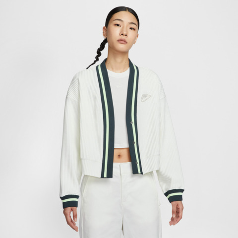 NIKE耐克2025女子AS W NSW JKT PREP针织无帽外套IM7468-133