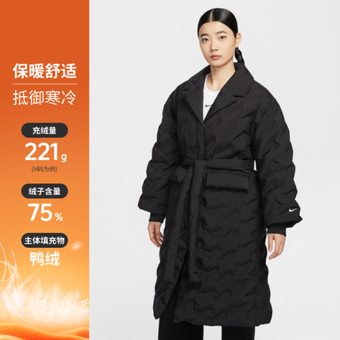 NIKE耐克2025女子AS W NSW TF DWNFL SWSH TRENCH厚羽绒服-长IB2011-010
