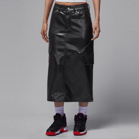 JordanJordan2025女子AS W J FLT CHI SKIRT FX LTHR 2梭织短裙IO0584-010