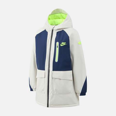NIKE耐克2025大童中长款棉服厚棉服NY2542007GS-003