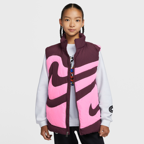 Nike KidsNike Kids2025女大童羽绒马甲羽绒背心NY2542248GS-001