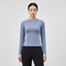 NIKE耐克2025女子AS W NK ONE DF FITTED LS TOP针织有领长THV3745-499