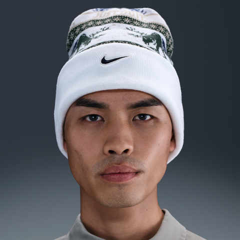 NIKE耐克2025中性U NK PEAK BEANIE SC HOL25 L针织帽HV7024-133