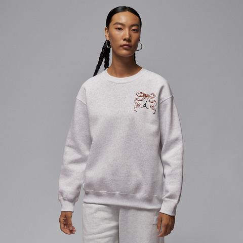 JordanJordan2025女子AS W J BRK FLC CREW GFX GG针织无帽卫衣IM5418-051