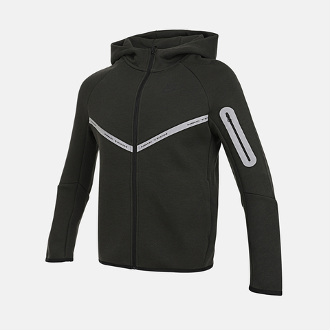 Nike KidsNike Kids2025男大童B NSW TCH FLC FZ REFLECT针织连帽外套IM9154-355