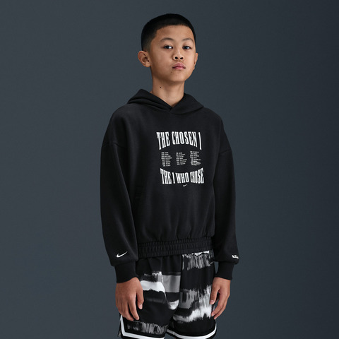Nike KidsNike Kids2025男大童LBJ K NK PO HOODIE CO针织连帽卫衣IM7401-045
