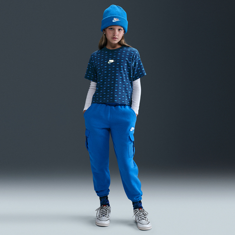 Nike KidsNike Kids2025男大童NIKE X LEGO COLLECTION SHIRT针织无领短TIB4463-416