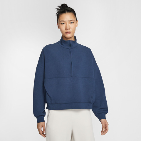 NIKE耐克2026女子AS W NK 24.7 DF HZ TOP SOFT针织无帽卫衣HQ8189-410