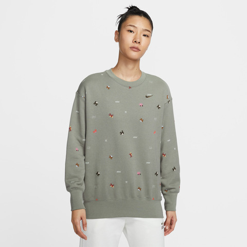 NIKE耐克2026女子AS W NSW OS CREW CNY针织无帽卫衣IQ3825-276