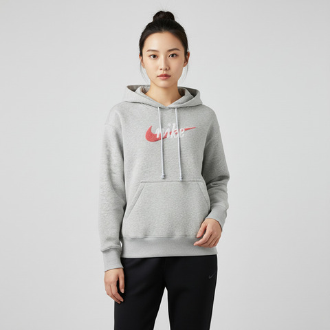 NIKE耐克2026女子AS W NSW PHNX FLC OS LOGO HDY针织连帽卫衣IM9644-043