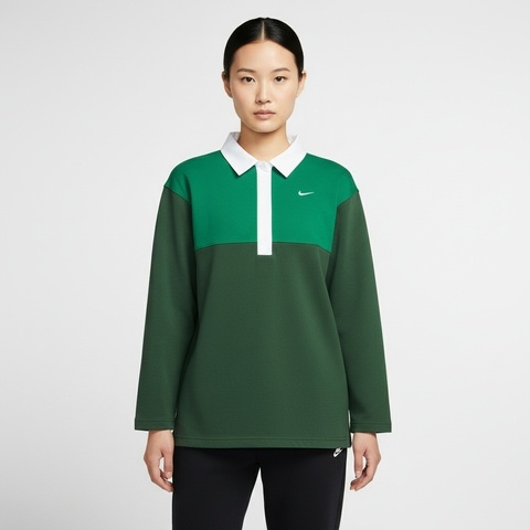 NIKE耐克2026女子AS W NSW STREET ESSNTL OS LS P针织有领长TIF0358-323