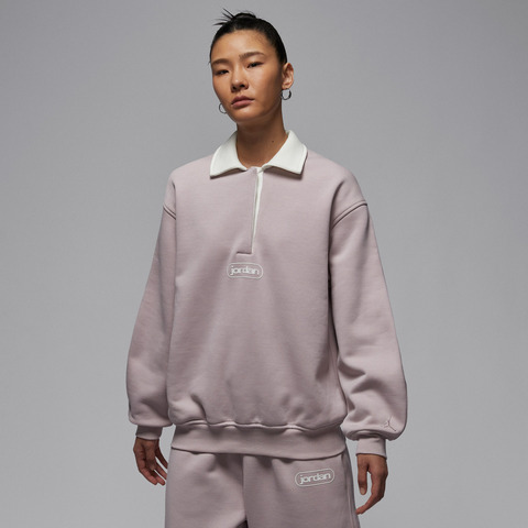 JordanJordan2026女子AS W J FLT FLC RUGBY TOP针织有领长TIF0997-627