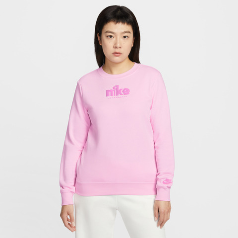 NIKE耐克2026女子AS W NSW CLUB FLC STD GX CREW针织无帽卫衣IF0225-663