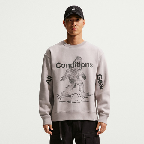 NIKE耐克2026男子AS U ACG TF TUFF FLC PO OC SSN针织无帽卫衣IF1491-009