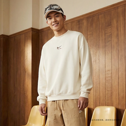 NIKE耐克2026男子AS M NK TF SI CNY BRSH CREW GC针织无帽卫衣IQ3819-133