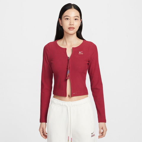 NIKE耐克2026女子AS W NSW NK CHLL RIB FZ CNY毛线开衫IQ3828-613