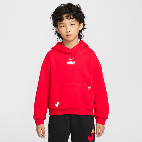 Nike KidsNike Kids2026大童K NSW CLUB FLC HD CNY针织连帽卫衣IQ3934-657