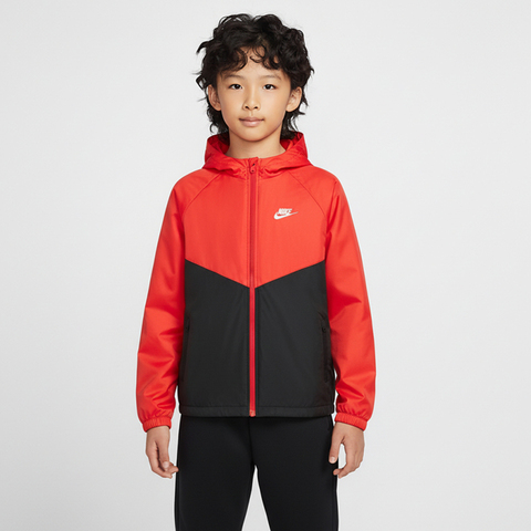 Nike KidsNike Kids2026大童K NSW RPL WR HD JKT梭织连帽外套IF2821-657