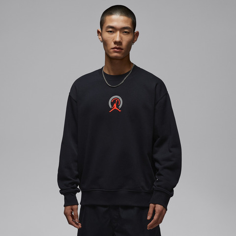 JordanJordan2026男子AS M J BRK REC FLC CREW LB针织无帽卫衣IQ2981-010