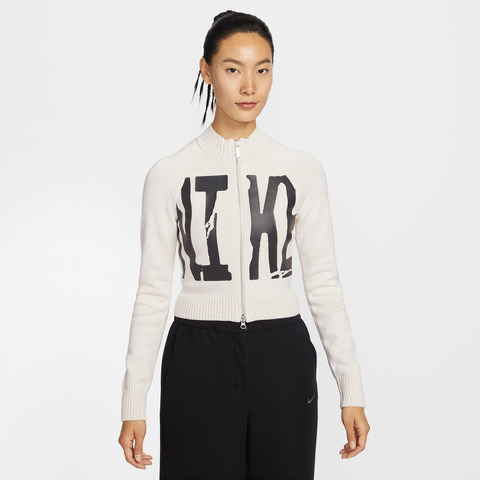 NIKE耐克2026女子AS W NSW STREET GRAPHIC FZ SWE针织无帽外套IF4414-104