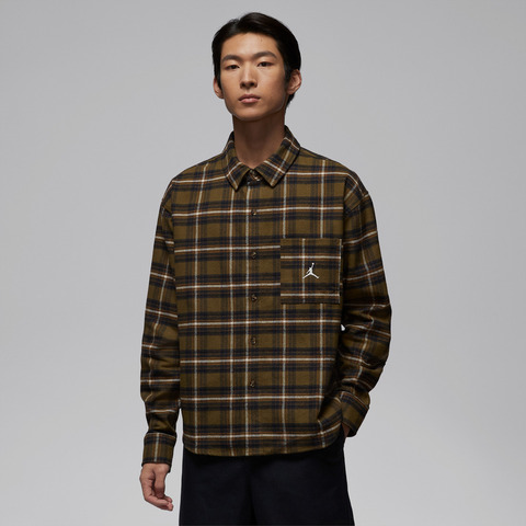 JordanJordan2026男子AS M J BRK FLANNEL GFX LS梭织长袖衬衫IF1858-265