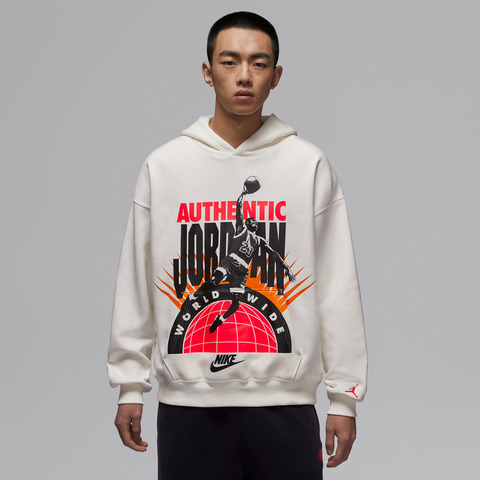 JordanJordan2026男子AS M J BRK AJ6 FLC PO针织连帽卫衣IF1844-133