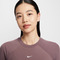NIKE耐克2026女子AS W NSW CHILL KNIT RIB LS TOP针织无领长TIF0237-502