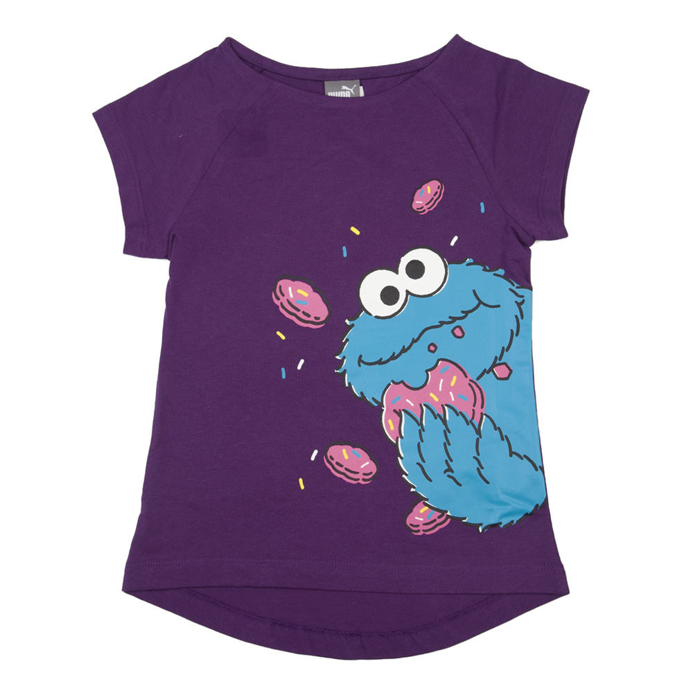 puma彪马女童基础系列芝麻街短袖t恤83672227