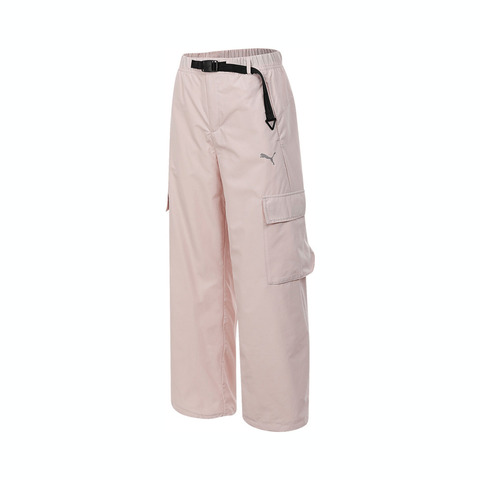 puma彪马2024女子-TB Woven Pants W-浅粉针织长裤62973550