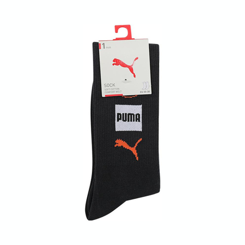 puma彪马2024中性-PUMA UNISEX SOCK 1P APAC-黑中袜93857501