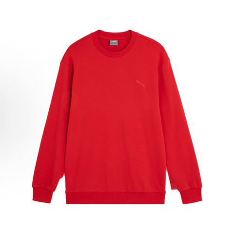 puma彪马2024男子男子-Elevated Crewneck TR M-红色针织无帽卫衣67722211