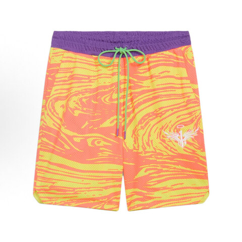 puma彪马2024男子男子-MELO SPARK AOP SHORT-Yellow Burst-AOP针织短裤62774301