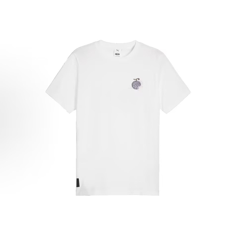 puma彪马2024中性中性-PUMA X ONE PIECE Graphic Tee- White针织无领短T62466502