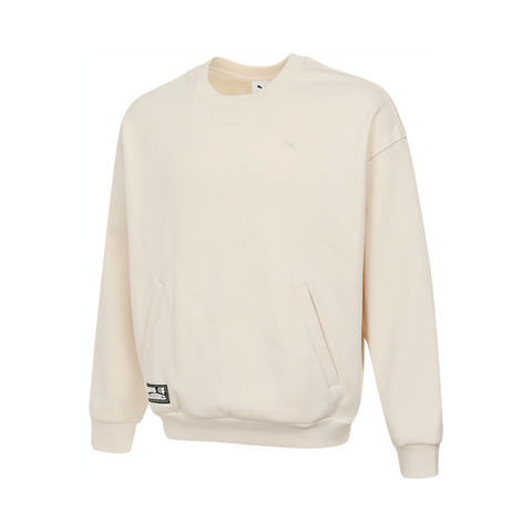 puma彪马2025中性中性-HAUS OF CLASSICS Crew-杏仁糖色针织无帽卫衣63153187