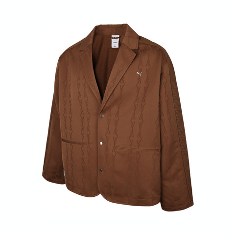 puma彪马2025中性中性-PUMA x PHANTACi T7 Woven Blazer-咖啡色梭织无帽外套63140165