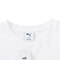 puma彪马2025女子女子-GRAPHIC PUMA PT Logo Tee W-彪马白针织无领短T63298502
