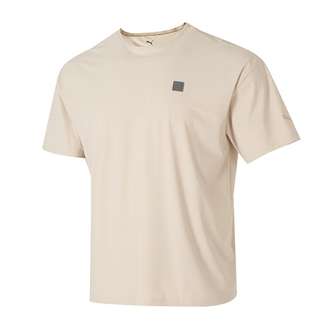 puma彪马2025男子男子-ESS ELEVATED SE SS Tee-燕麦色针织无领短T68928987