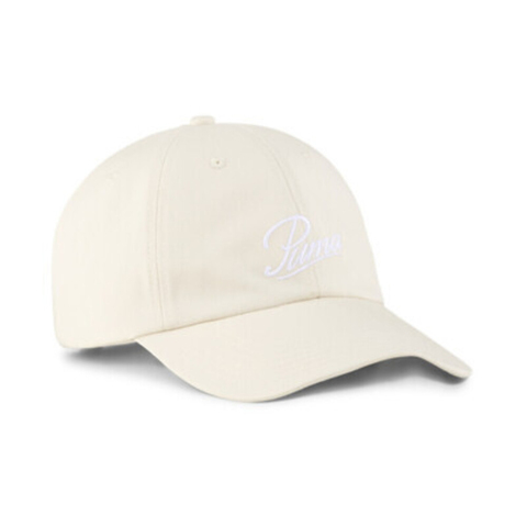 puma彪马2025中性中性-ESS SCRIPT LOGO Dad Cap-雪白色弯沿帽02599604