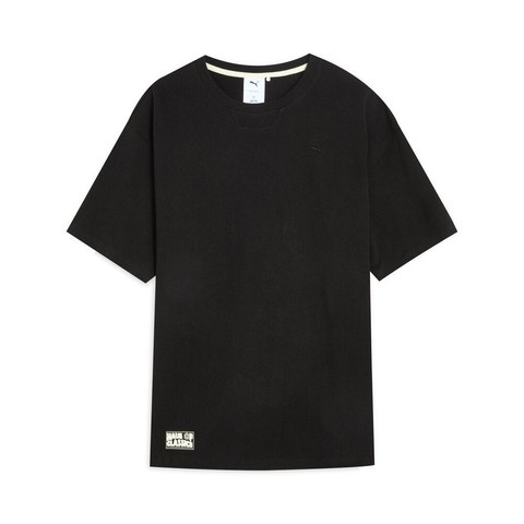 puma彪马2025中性中性-HAUS OF CLASSICS Shortsleeve Tee-黑色针织无领短T63155801