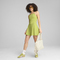 puma彪马2025女子女子-WARDROBE ESS Ribbed Flared Short Dress-黄绿色无袖连衣裙63074335