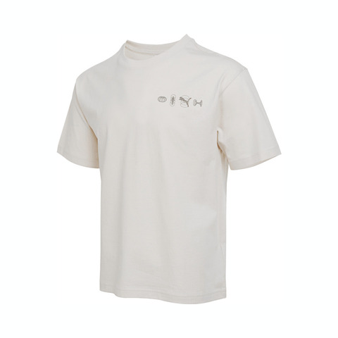 puma彪马2025中性中性-GRAPHICS Recovery Tee-雪白色针织无领短T63333587