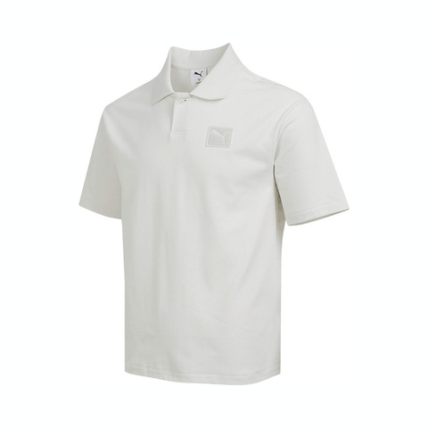 puma彪马2025男子男子-PRIME ESS Badge Polo-灰色针织有领短T63486905