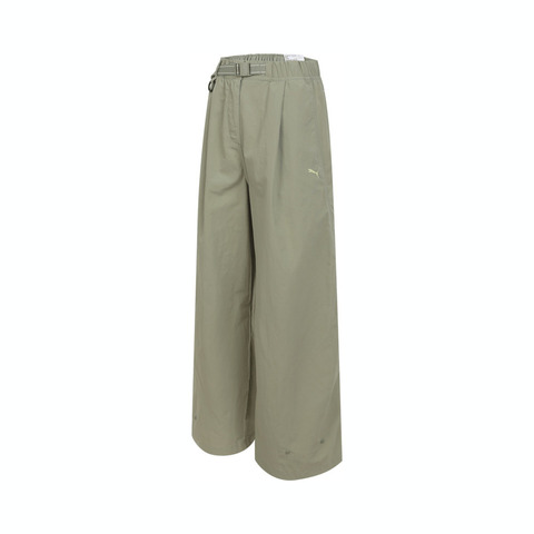 puma彪马2025女子女子-WARDROBE ESS HC Woven Pants W-咖啡色梭织长裤63387882