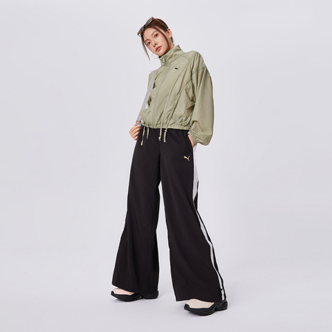 puma彪马2025女子女子-PRIME RETRO T7 PANTS W-黑色梭织长裤63478001