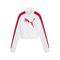 puma彪马2025女子女子-FUTURE.PUMA.ARCHIVE T7 Slim Cropped Track Jacket-彪马白-红色针织无帽外套63405202