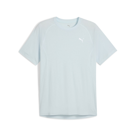 puma彪马2025男子男子-M RUN VELOCITY TEE (TRI-BLEND)-海洋玻璃色梭织无领短T52724199